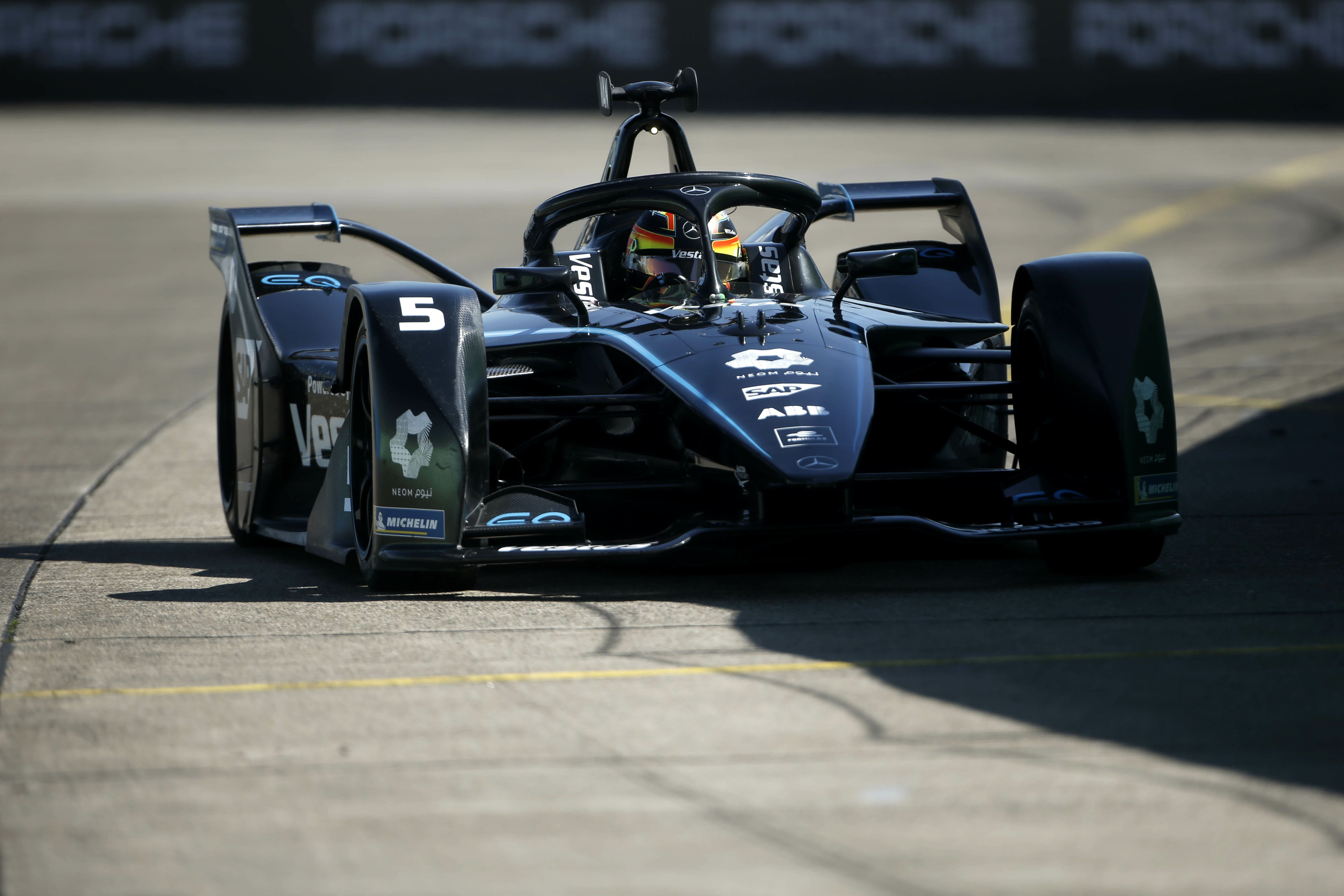 Mercedes' Stoffel Vandoorne, winner of the 2020 Berlin E-Prix.