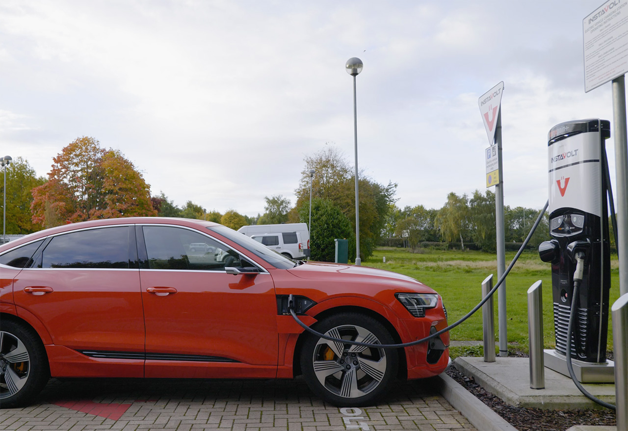 Audi eTron Sportback Charging