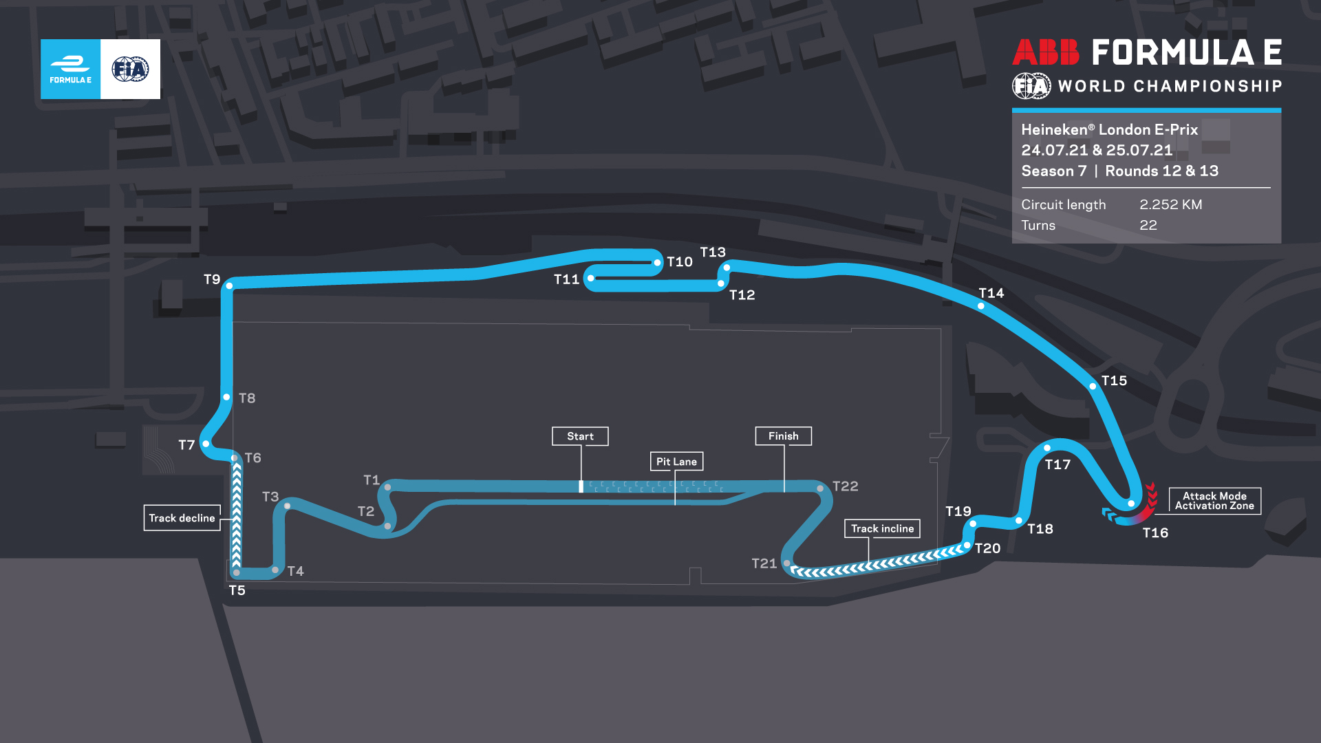 London E prix map